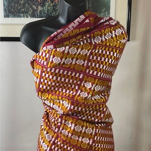 K9 Authentic Handmade African Kente Cloth Fabric